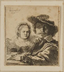 Un pintor y su mujer