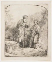 Abraham e Isaac, 1645