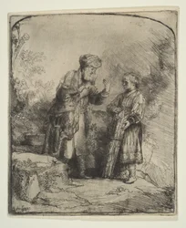 Abraham e Isaac, 1645