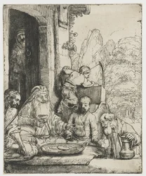 Abraham entreteniendo a los ángeles