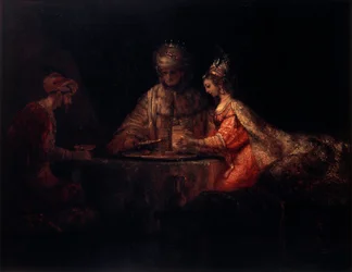 Asuero, Amán y Ester, 1660