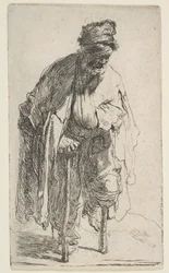 Mendigo con una pierna de madera, ca. 1630