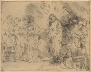 Cristo apareciendo a los apóstoles, 1656