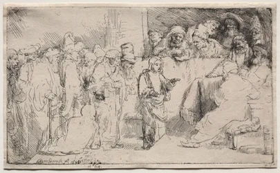 Cristo Disputando con los Doctores: Un Boceto