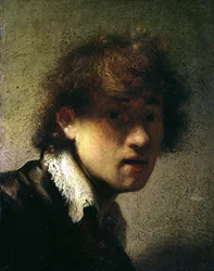 Cabeza de un joven o autorretrato, 1629