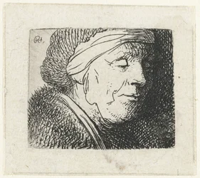 Cabeza de una anciana