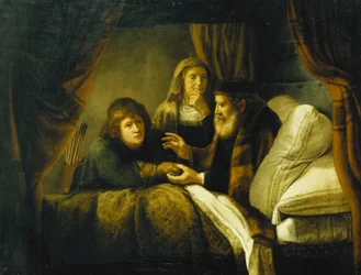 Isaac bendiciendo a Jacob, c.1640