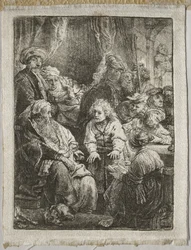 José contando sus sueños, 1638