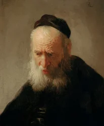 Cabeza de un anciano