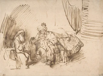 Natán amonestando a David, 1650-55