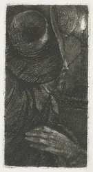 Pieter Haaringh: manos y sombrero