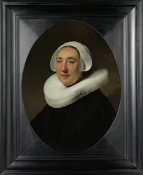 Retrato de Haesje Jacobsdr van Cleyburg, 1634