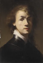 Retrato de Rembrandt con gorguera
