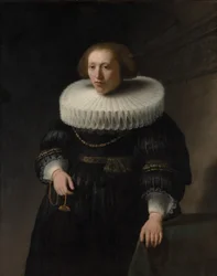 Retrato de una Mujer, probablemente Miembro de la Familia Van Beresteyn, 1632