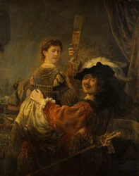 Rembrandt y Saskia en la parábola del Hijo Pródigo, c. 1635