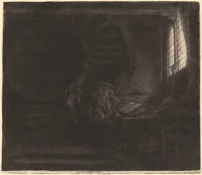 San Jerónimo en una Cámara Oscura
