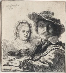 Autorretrato con Saskia