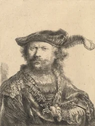 Autorretrato con Gorro de Terciopelo y Pluma, 1638
