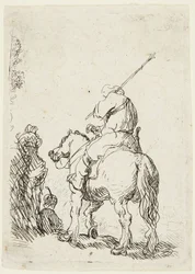 Soldado a caballo