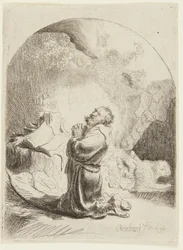 San Jerónimo rezando