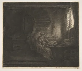 San Jerónimo en una cámara oscura, 1642