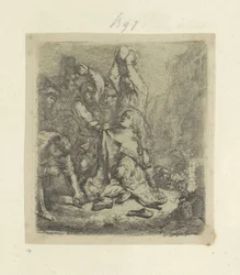 Esteniging van Stefanus Colección de ochenta y cinco grabados originales (título de la serie)