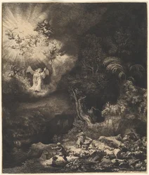 El Ángel Apareciendo a los Pastores