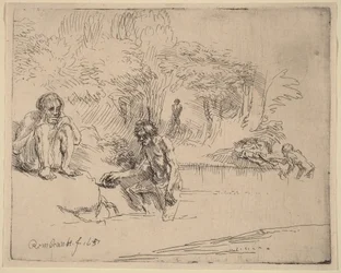 Las bañistas