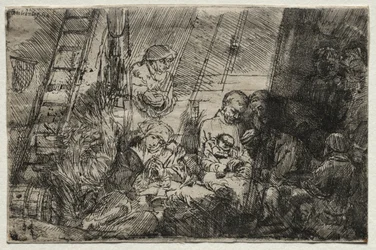 La circuncisión en el establo, 1654