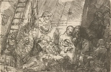 La circuncisión en el establo, 1654