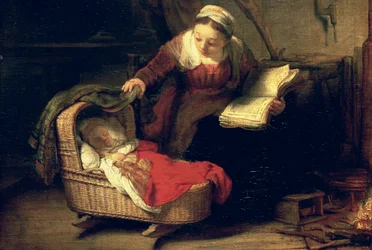 La Sagrada Familia, c.1645 (detalle)