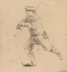 El patinador, c. 1639