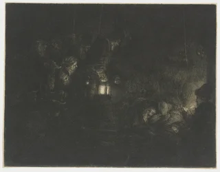 La adoración de los pastores: una pieza nocturna