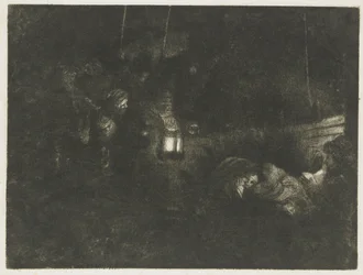 La adoración de los pastores: una pieza nocturna