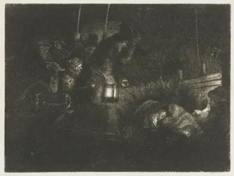 La adoración de los pastores: una obra nocturna
