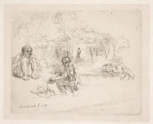 Los bañistas