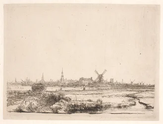 Vista hacia Ámsterdam