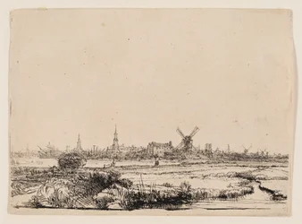 Vista de Ámsterdam desde el Kadijk