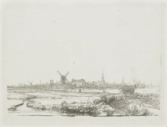 Vista de Ámsterdam desde el Kadijk