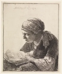 Mujer leyendo