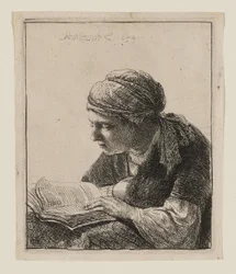 Mujer leyendo