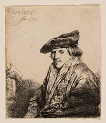 Joven con gorra de terciopelo (¿Petrus Sylvius?)