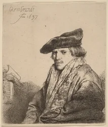 Joven con gorro de terciopelo (¿Petrus Sylvius)