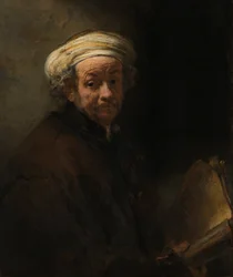 Autorretrato como el apóstol Pablo