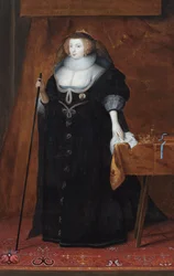 Retrato de Frances Howard, duquesa de Richmond y Lennox (óleo sobre tabla)