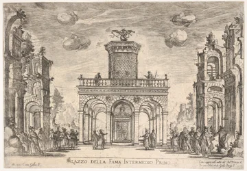 Primer interludio: palacio de la fama Intermedio sesto: palazzo della fama, de la serie 