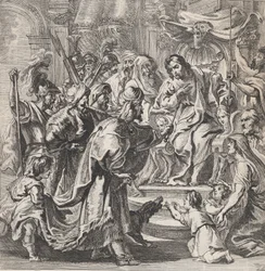 Cambises castigando al juez injusto Sisamnes, ca. 1630-80