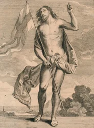 Cristo resucitado, mediados del siglo XVII