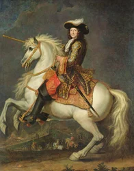 Retrato ecuestre de Luis XIV (1638-1715)