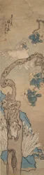 Loro en árbol de flores, 1835-1893